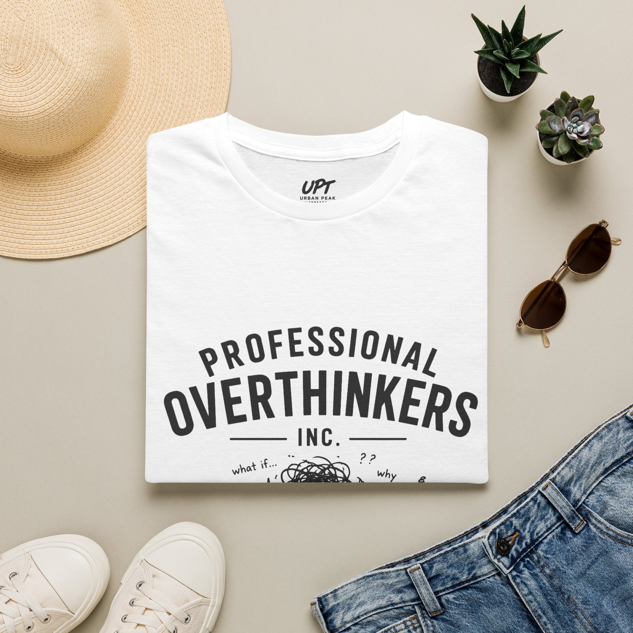 Professional Overthinkers — Funny Mental Health Humor T-Shirt