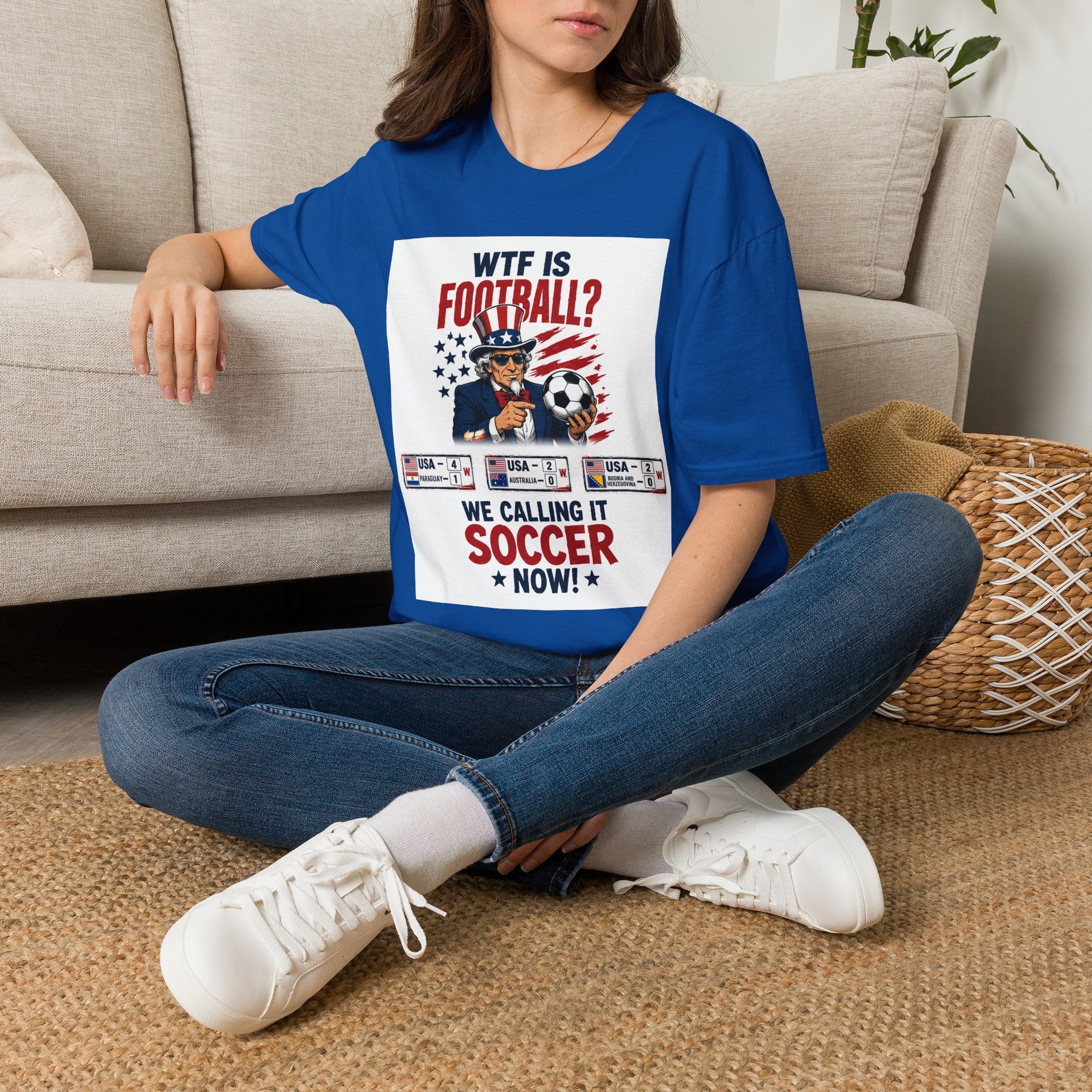 WTF Is Football Uncle Sam T-Shirt