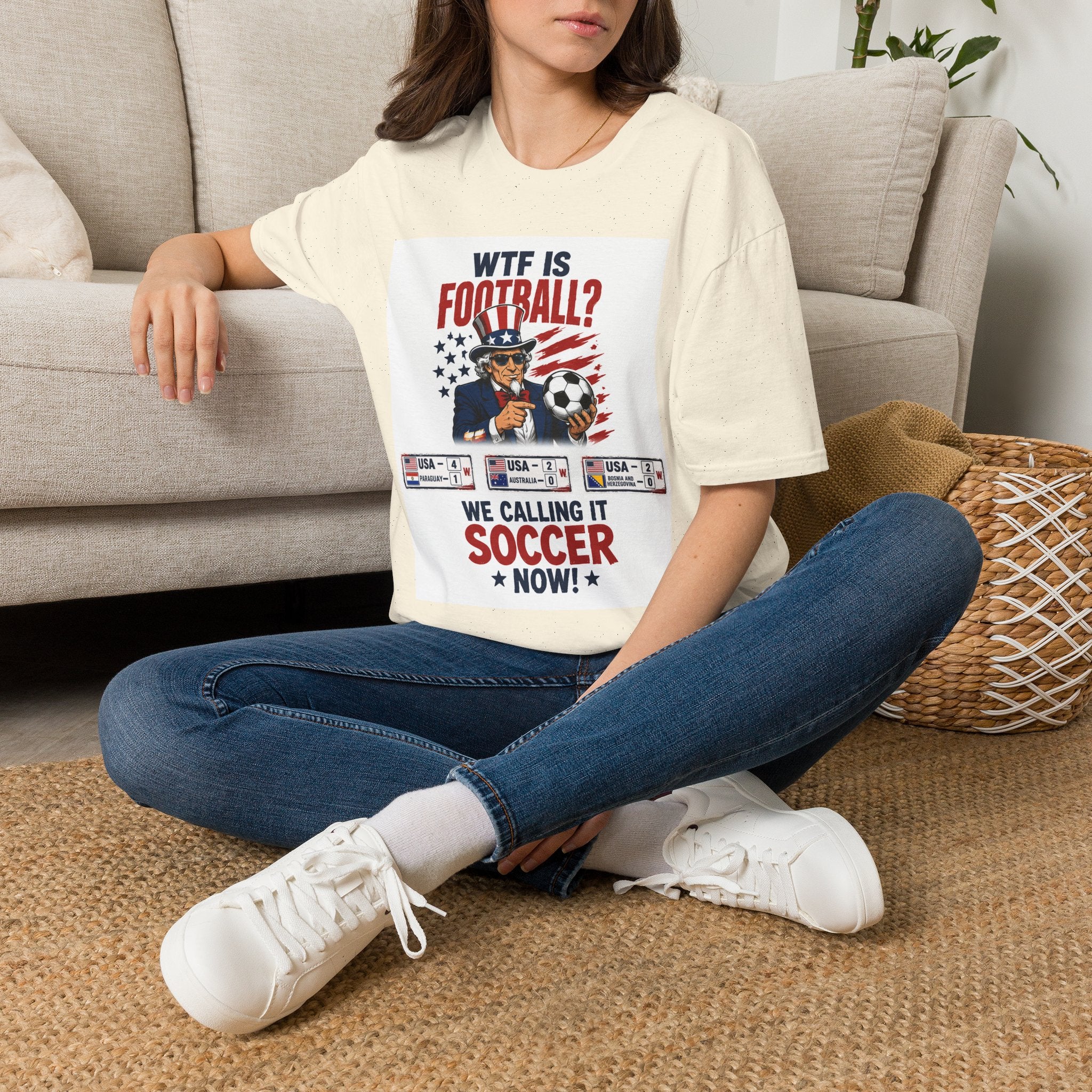 WTF Is Football Uncle Sam T-Shirt