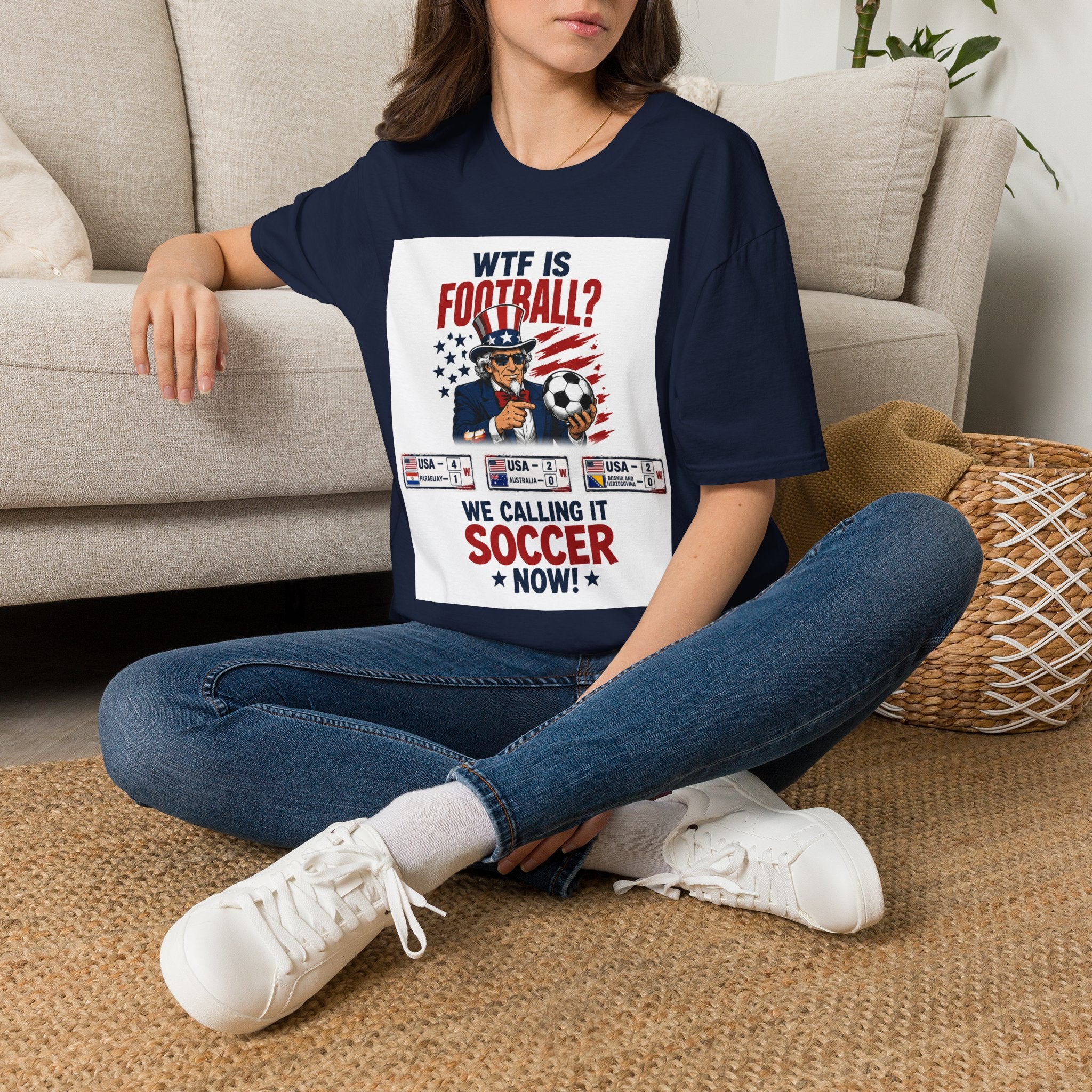 WTF Is Football Uncle Sam T-Shirt