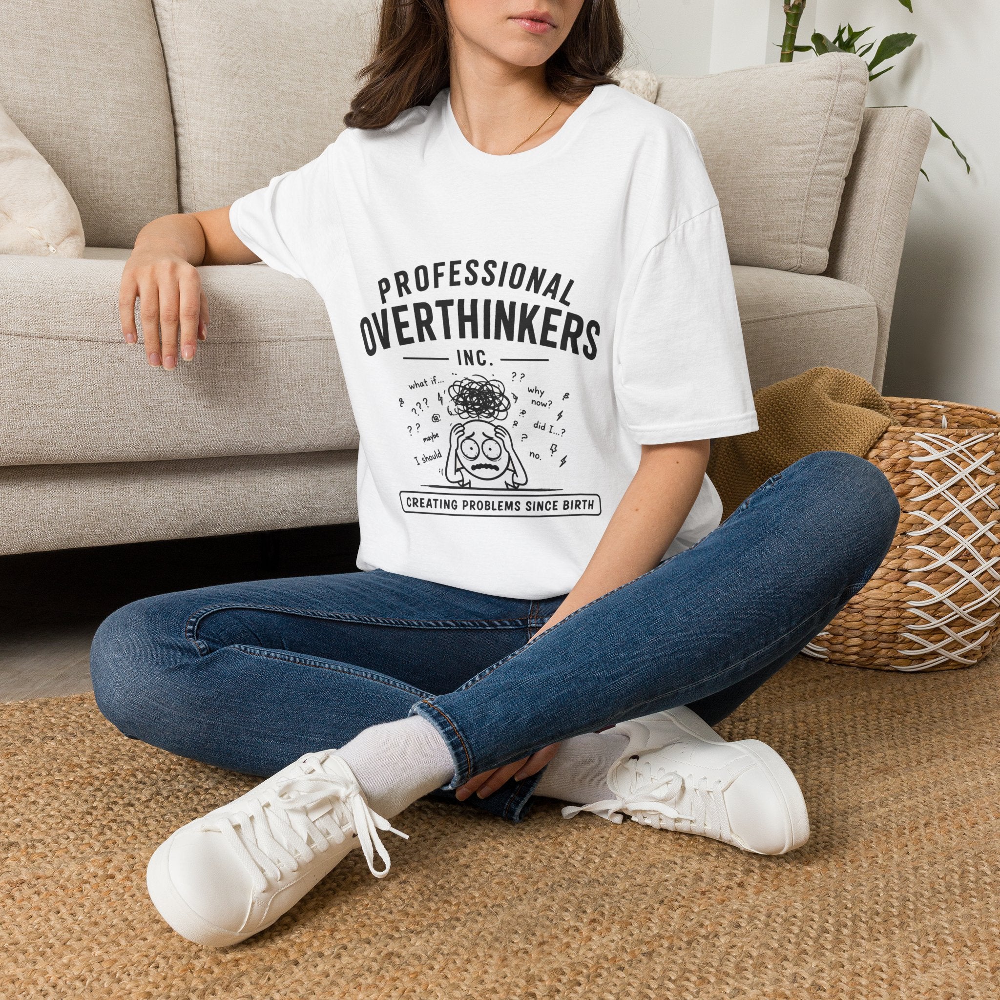 Professional Overthinkers — Funny Mental Health Humor T-Shirt