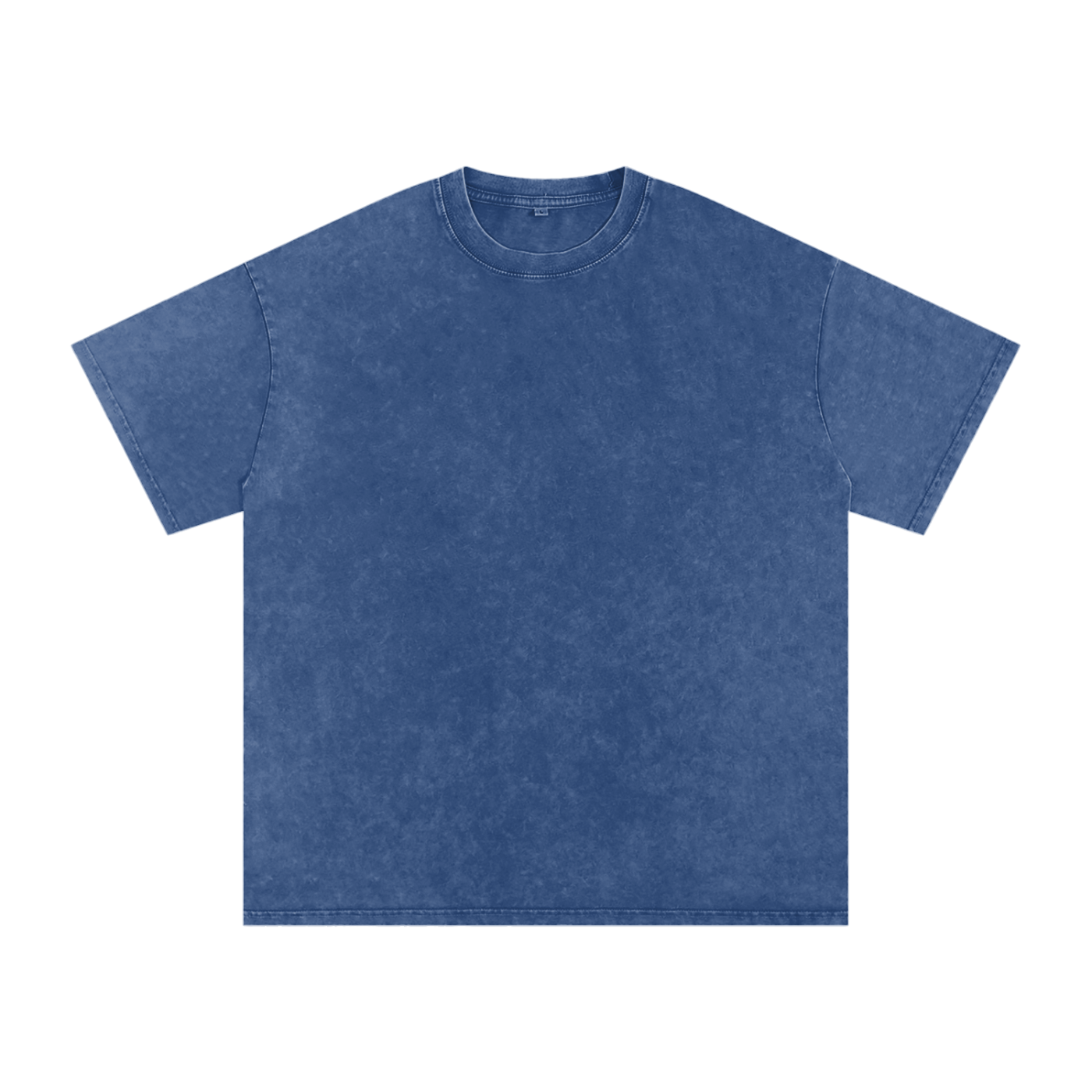 Solid Snow Washed Oversized Cotton T-Shirt