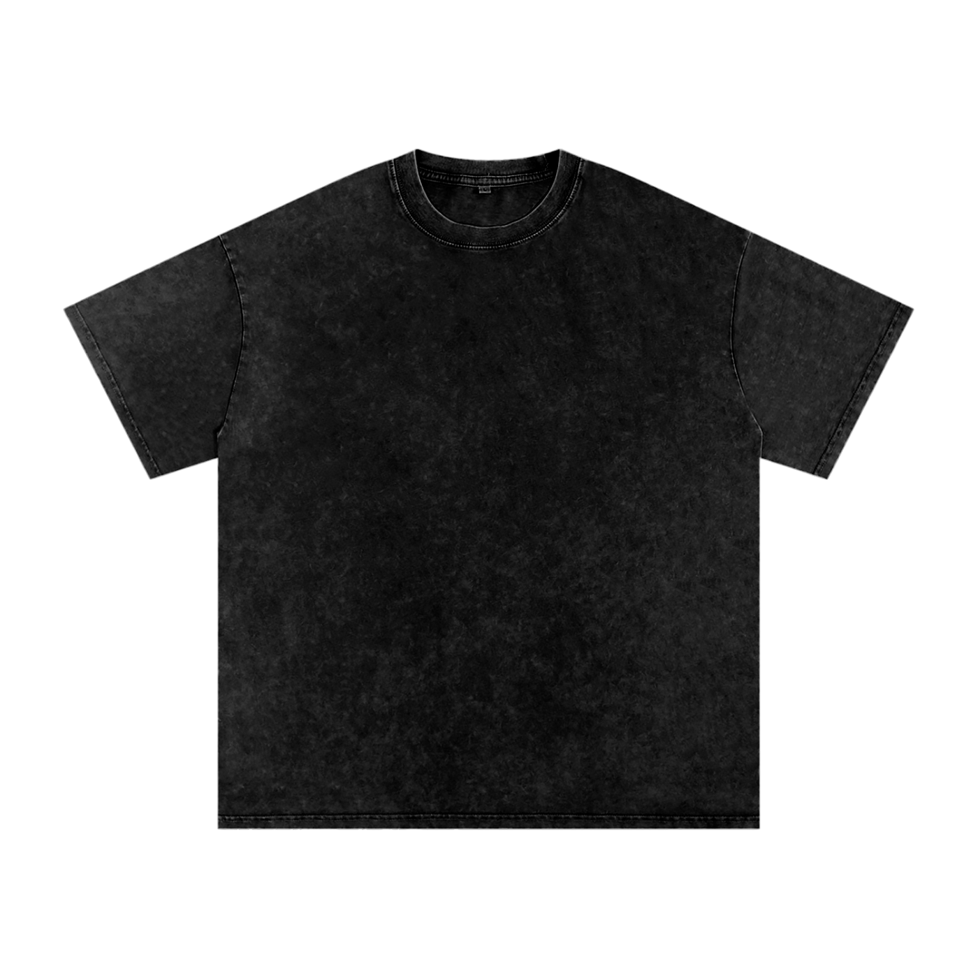 Solid Snow Washed Oversized Cotton T-Shirt