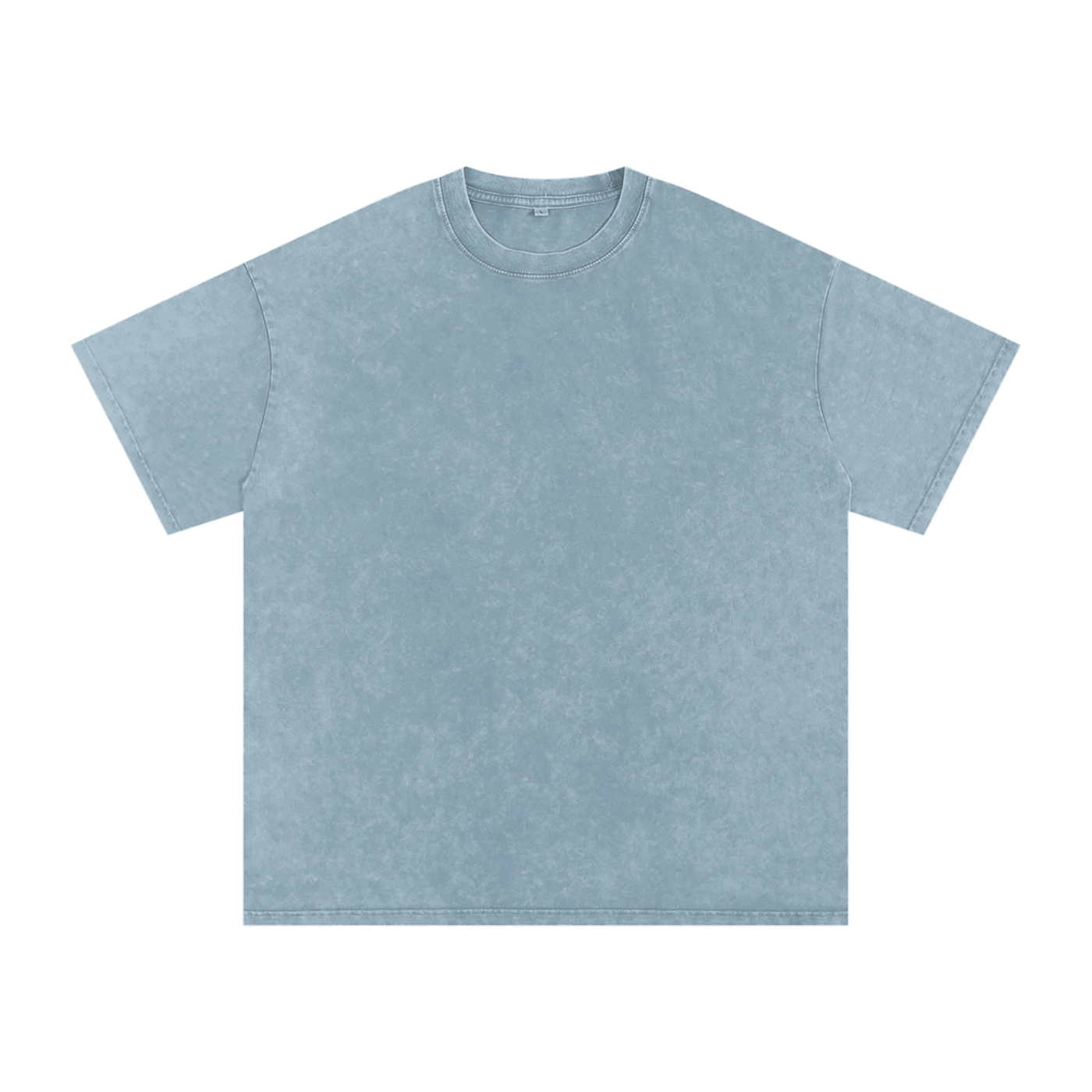Solid Snow Washed Oversized Cotton T-Shirt