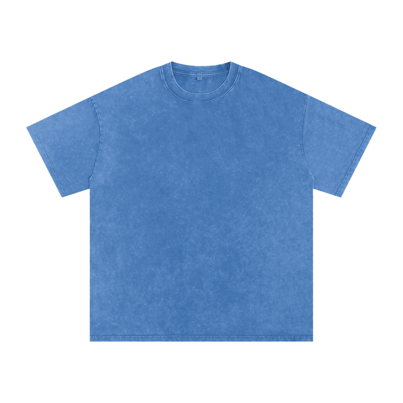 Solid Snow Washed Oversized Cotton T-Shirt