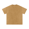 Solid Snow Washed Oversized Cotton T-Shirt