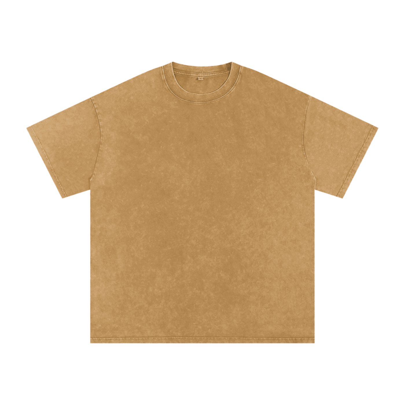 Solid Snow Washed Oversized Cotton T-Shirt