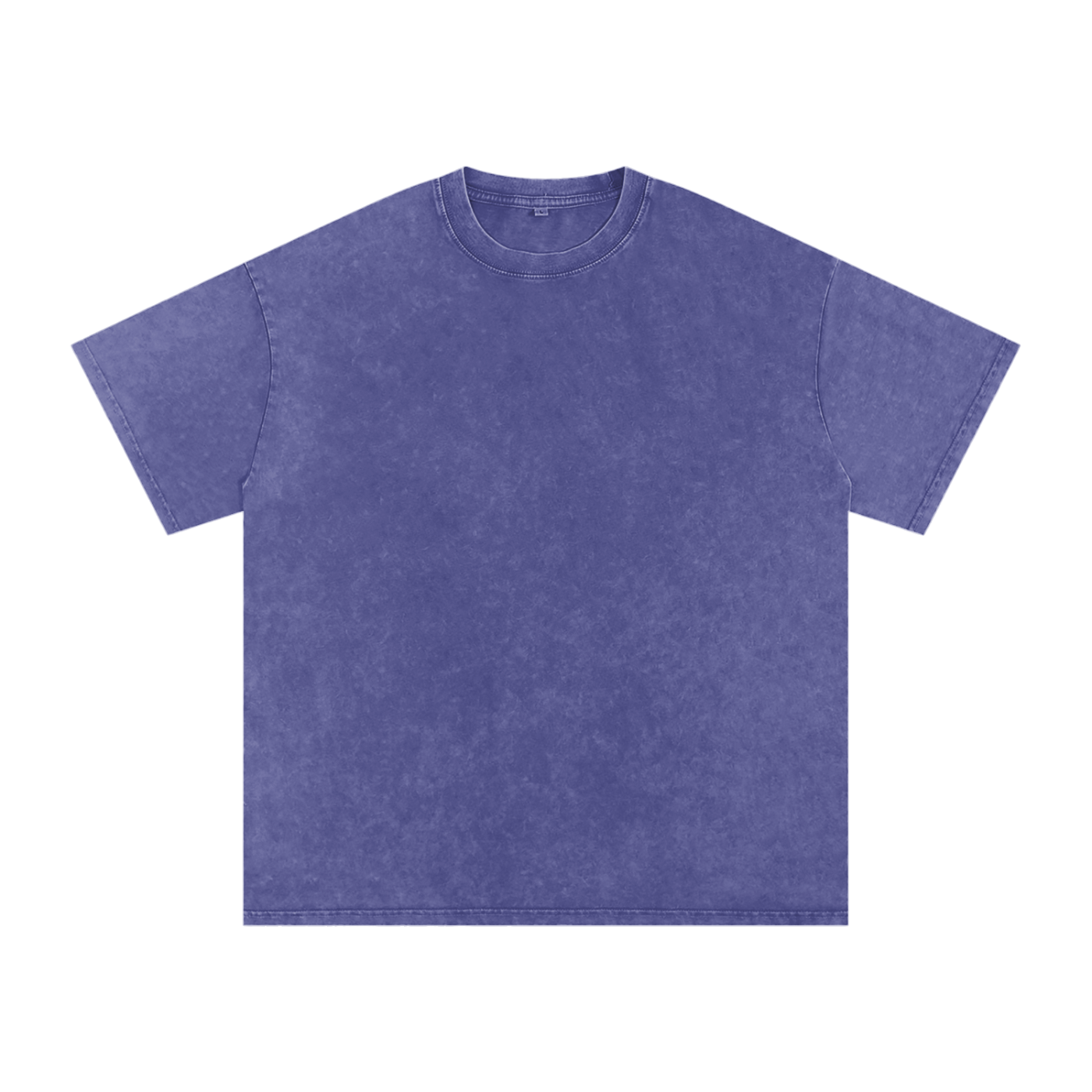 Solid Snow Washed Oversized Cotton T-Shirt